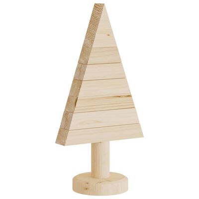 vidaXL Kerstdecoraties kerstboom 2 st 30 cm massief grenenhout