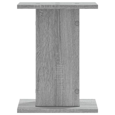 vidaXL Plantenstandaards 2 st 30x30x40 cm bewerkt hout grijs sonoma