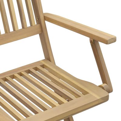 vidaXL Tuinstoelen 4 st inklapbaar 57,5x54,5x90 cm massief acaciahout