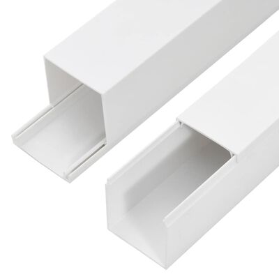 vidaXL Kabelgoot 100x40 mm 10 m PVC