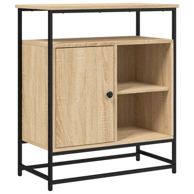 vidaXL Dressoir 69x35x80 cm bewerkt hout sonoma eikenkleurig