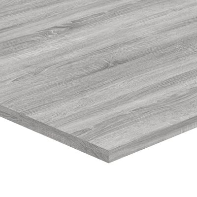 vidaXL Wandschappen 4 st 100x50x1,5 cm bewerkt hout grijs sonoma eiken