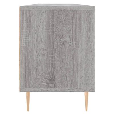 vidaXL Tv-meubel 150x30x44,5 cm bewerkt hout grijs sonoma eikenkleurig