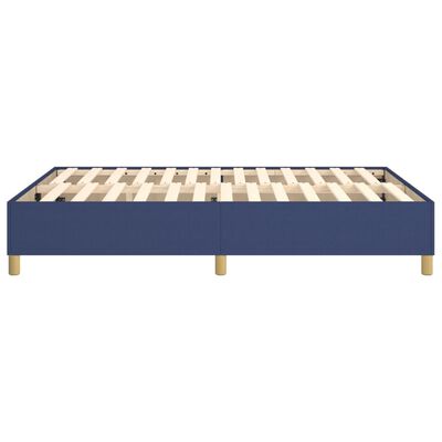 vidaXL Bedframe stof blauw 140x200 cm