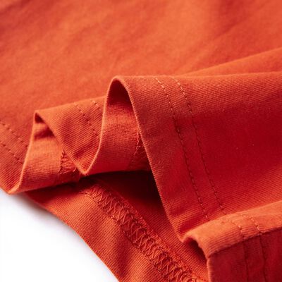 Kindershirt met lange mouwen 140 oranje