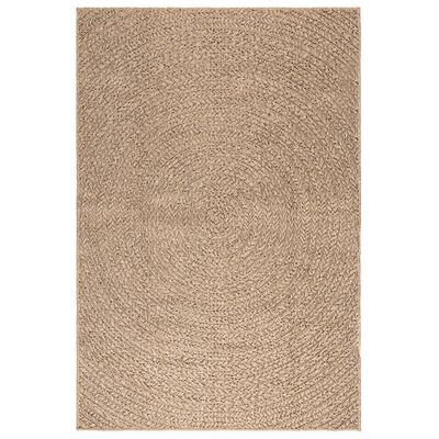 vidaXL Vloerkleed ZIZUR binnen en buiten 120x170 cm jute look