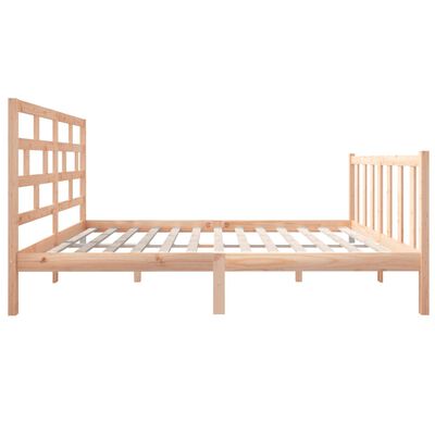 vidaXL Bedframe massief grenenhout 120x190 cm