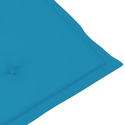 vidaXL Terrasstoelkussen (75+105)x50x4 cm blauw