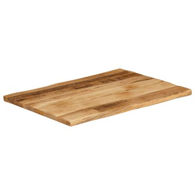 vidaXL Tafelblad met natuurlijke rand 70x60x2,5 cm massief mangohout