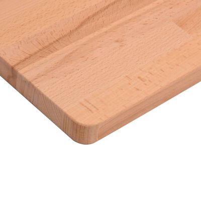 vidaXL Bureaublad 110x55x1,5 cm massief beukenhout