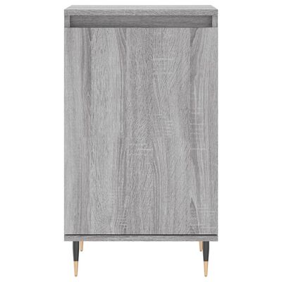 vidaXL Dressoirs 2 st 40x35x70 cm bewerkt hout grijs sonoma