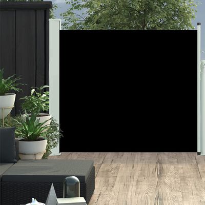 Academie kubiek tactiek vidaXL Tuinscherm uittrekbaar 100x300 cm zwart kopen? | vidaXL.nl