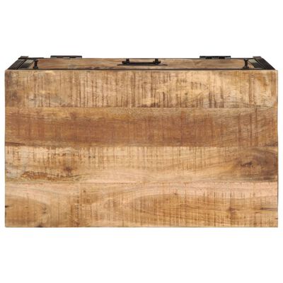 vidaXL Schoenenkast 60x35x53 cm massief ruw mangohout