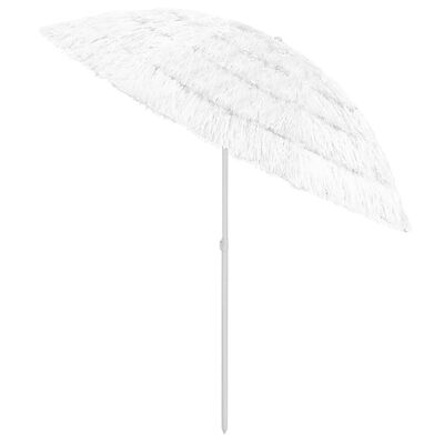 vidaXL Strandparasol Hawaï 240 cm wit