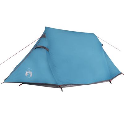 vidaXL Tunneltent 2-persoons waterdicht blauw