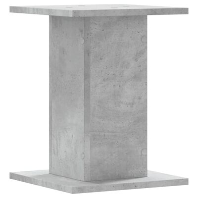 vidaXL Speakerstandaards 2 st 30x30x40 cm bewerkt hout betongrijs