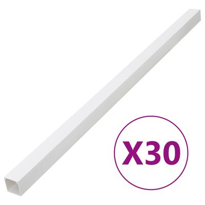 vidaXL Kabelgoot 100x40 mm 30 m PVC