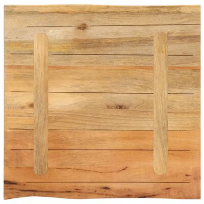 vidaXL Tafelblad met natuurlijke rand 40x40x3,8 cm massief mangohout