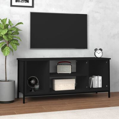 vidaXL Tv-meubel 102x35x45 cm bewerkt hout zwart