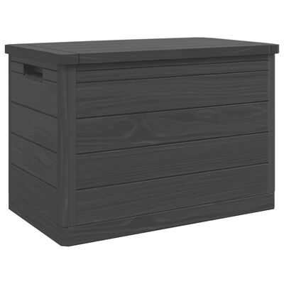 vidaXL Kussenbox 77,5x44,5x53 cm polypropeen antracietkleurig