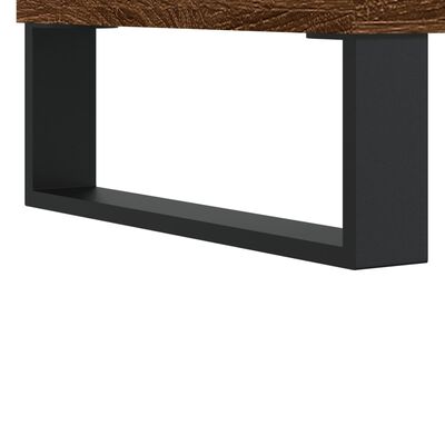 vidaXL Schoenenkast 102x36x60 cm bewerkt hout bruin eikenkleur