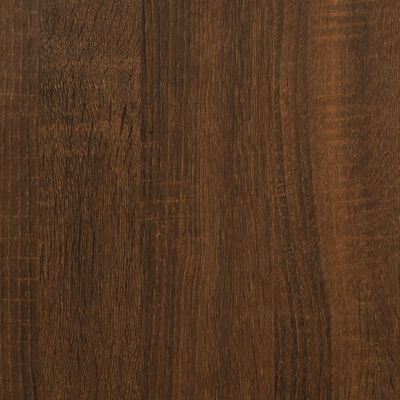 vidaXL Nachtkastjes 2 st 40x35x50 cm bewerkt hout bruin eikenkleur