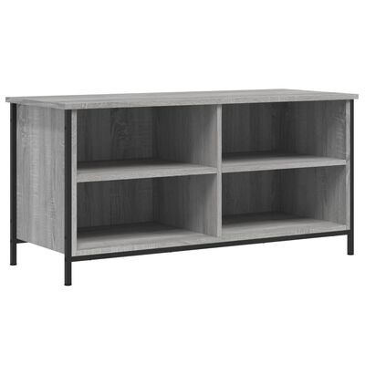 vidaXL Tv-meubel 100x40x50 cm bewerkt hout grijs sonoma eikenkleurig