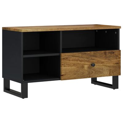 vidaXL Tv-meubel 80x33x46 cm massief mangohout en bewerkt hout