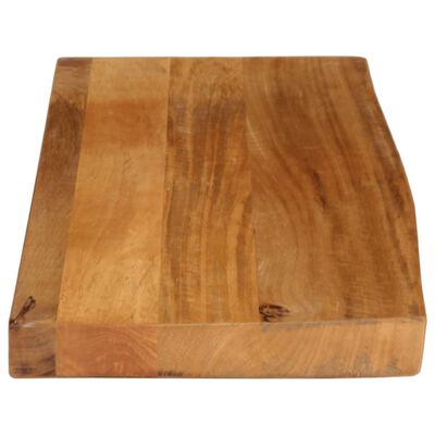 vidaXL Tafelblad met natuurlijke rand 90x20x2,5 cm massief mangohout