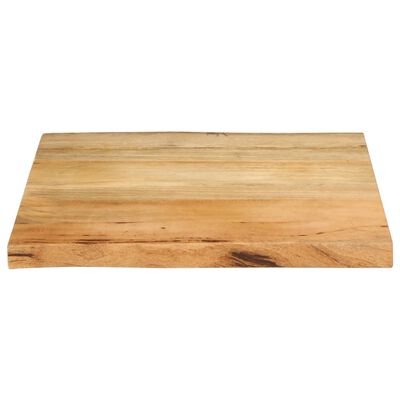 vidaXL Tafelblad met natuurlijke rand 40x40x3,8 cm massief mangohout