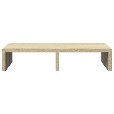 vidaXL Monitorstandaard 50x27x10 cm bewerkt hout sonoma eikenkleurig