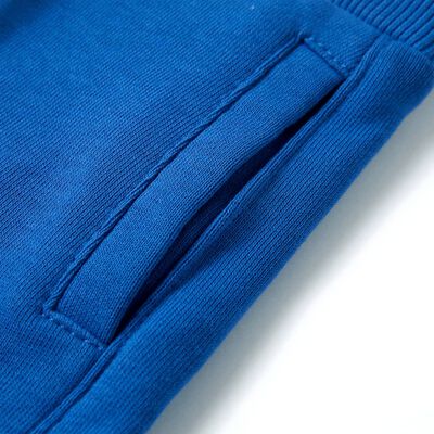 Kindershort met trekkoord 140 blauw