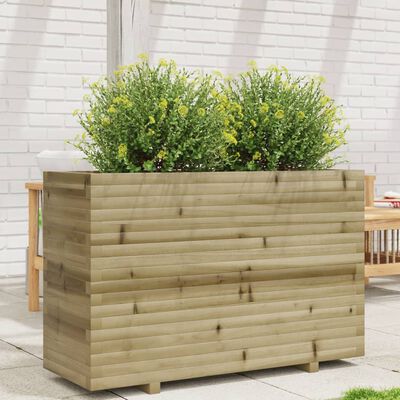 vidaXL Plantenbak 110x40x72,5 cm geïmpregneerd grenenhout