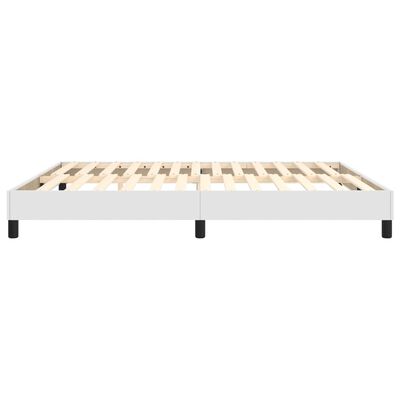 vidaXL Bedframe kunstleer wit 180x200 cm