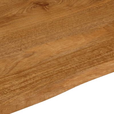 vidaXL Tafelblad met natuurlijke rand 90x80x2,5 cm massief mangohout