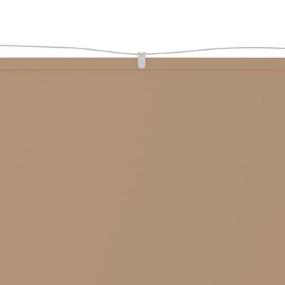 vidaXL Luifel verticaal 140x360 cm oxford stof taupe