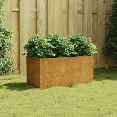 vidaXL Plantenbak 80x40x40 cm cortenstaal