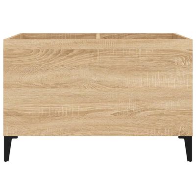 vidaXL Platenkast 74,5x38x48 cm bewerkt hout sonoma eikenkleurig