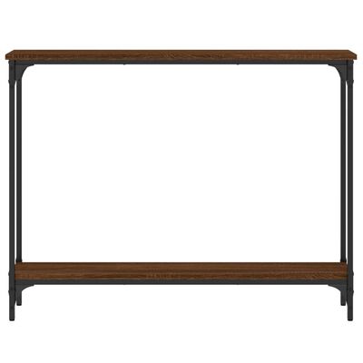 vidaXL Wandtafel 100x22,5x75 cm bewerkt hout bruin eikenkleur