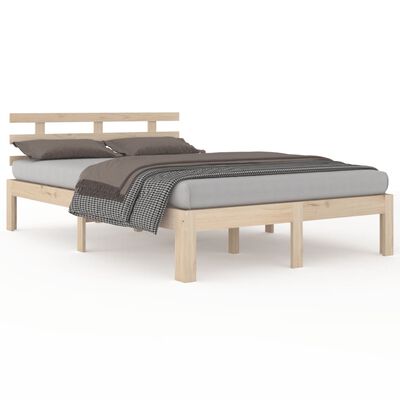 vidaXL Bedframe massief hout 150x200 cm