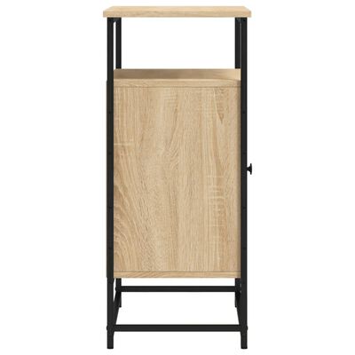 vidaXL Dressoir 69x35x80 cm bewerkt hout sonoma eikenkleurig