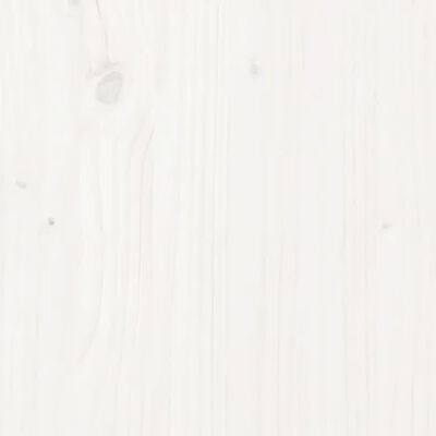 vidaXL Hondenmand 75,5x63,5x70 cm massief grenenhout wit