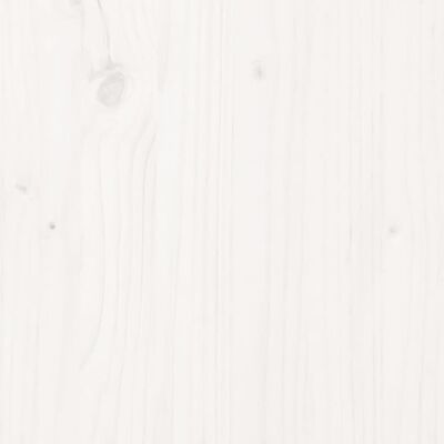 vidaXL Kinderbedframe 2x(80x160) cm massief grenenhout wit