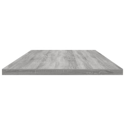 vidaXL Wandschappen 4 st 100x30x1,5 cm bewerkt hout grijs sonoma eiken