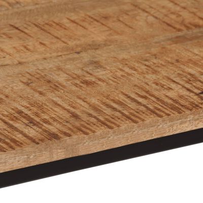 vidaXL Wandtafel 80x30x74 cm massief mangohout en ijzer