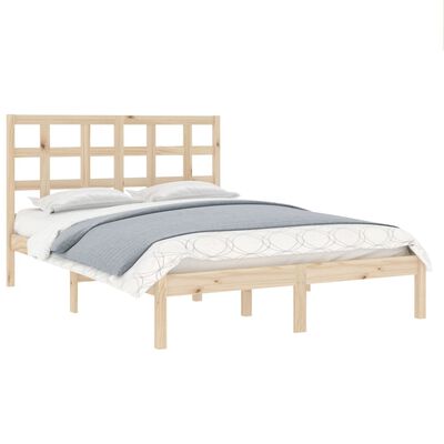 vidaXL Bedframe massief hout 200x200 cm