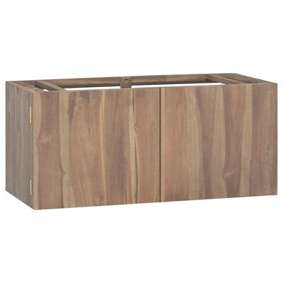 vidaXL Badkamerwandkast 90x39x40 cm massief teakhout