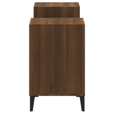 vidaXL Tv-meubel 160x35x55 cm bewerkt hout bruin eikenkleur