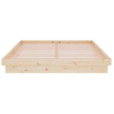 vidaXL Bedframe massief hout 150x200 cm