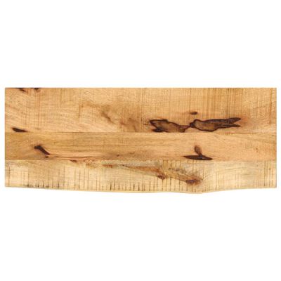 vidaXL Tafelblad met natuurlijke rand 80x30x3,8 cm massief mangohout